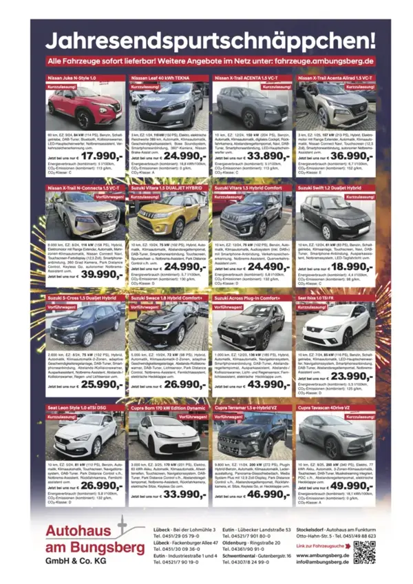 Jahresendspurt Seite 2, Bild mit Angeboten